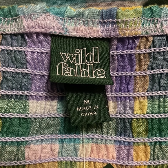 Wild Fable Plaid Cotton Dress - Picture 5 of 5